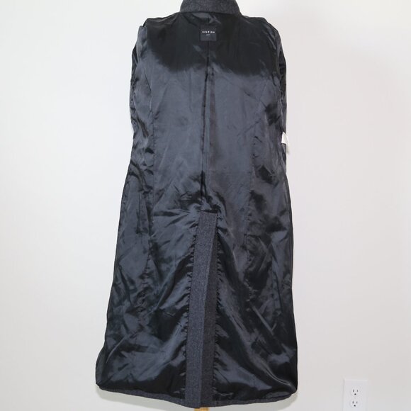 Authentic SELFISH POT vintage long wool coat Classic EUC Gray - Picture 6 of 10